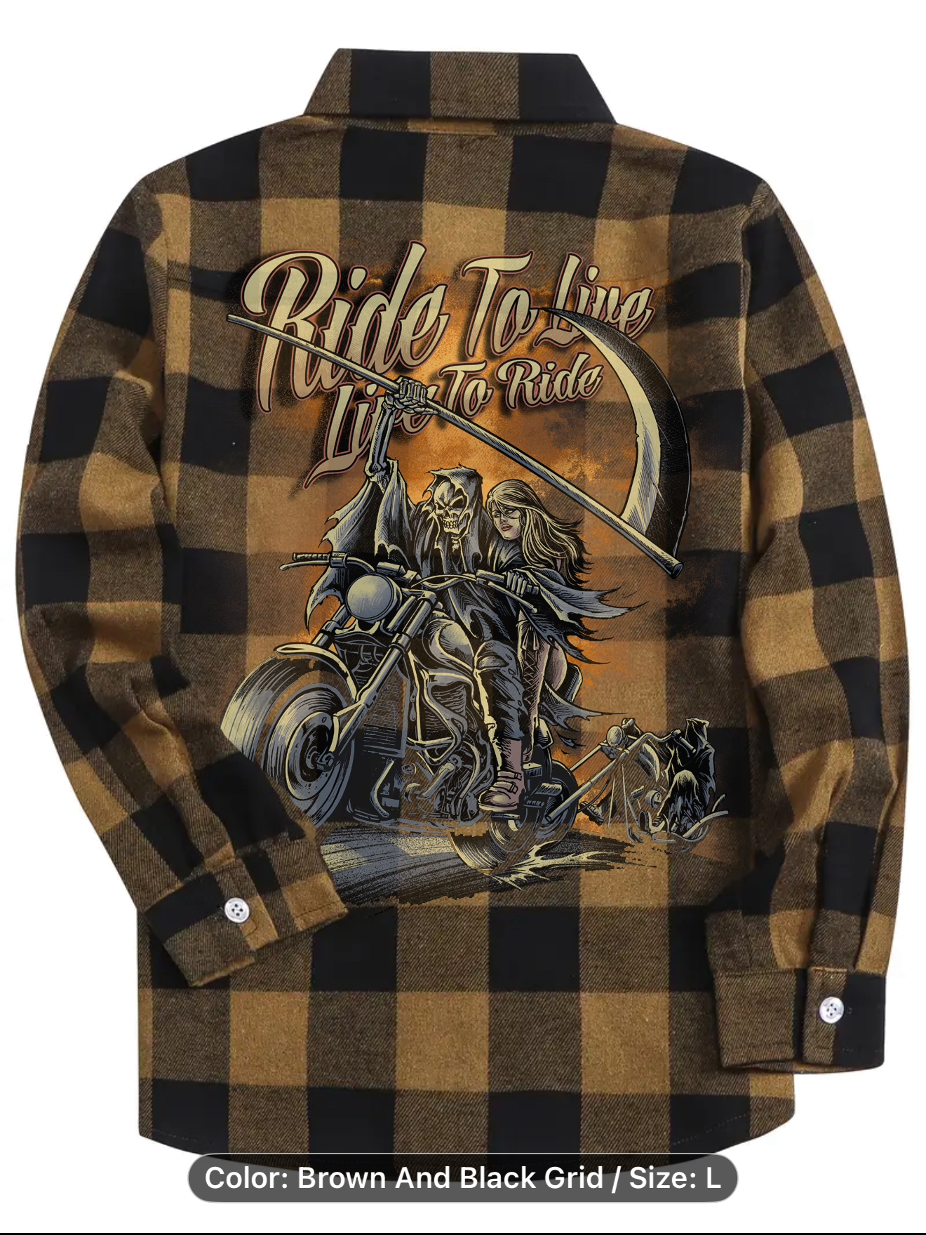 Live to Ride Flannel