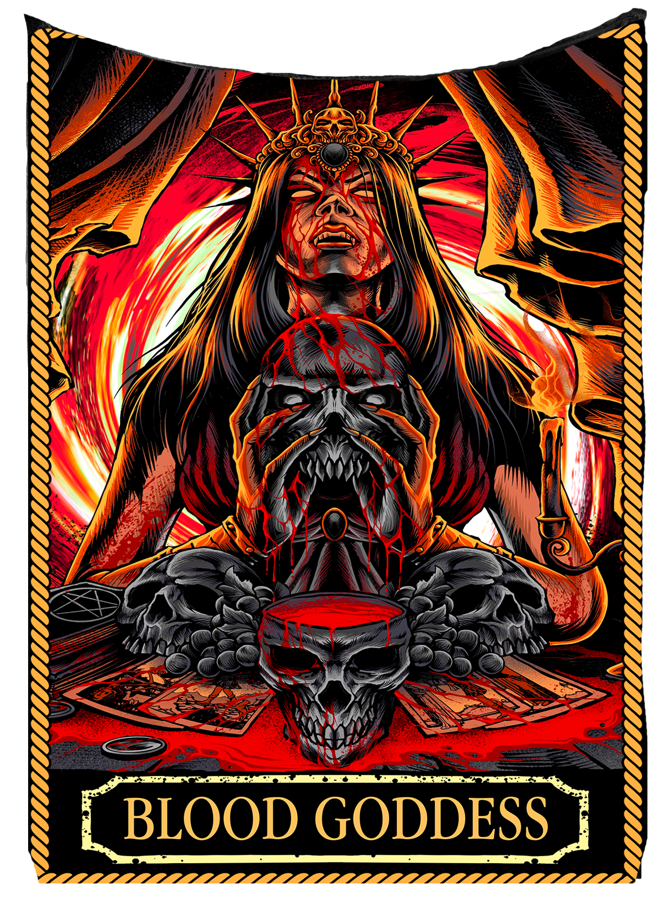 Blood Goddess Fleece Blanket
