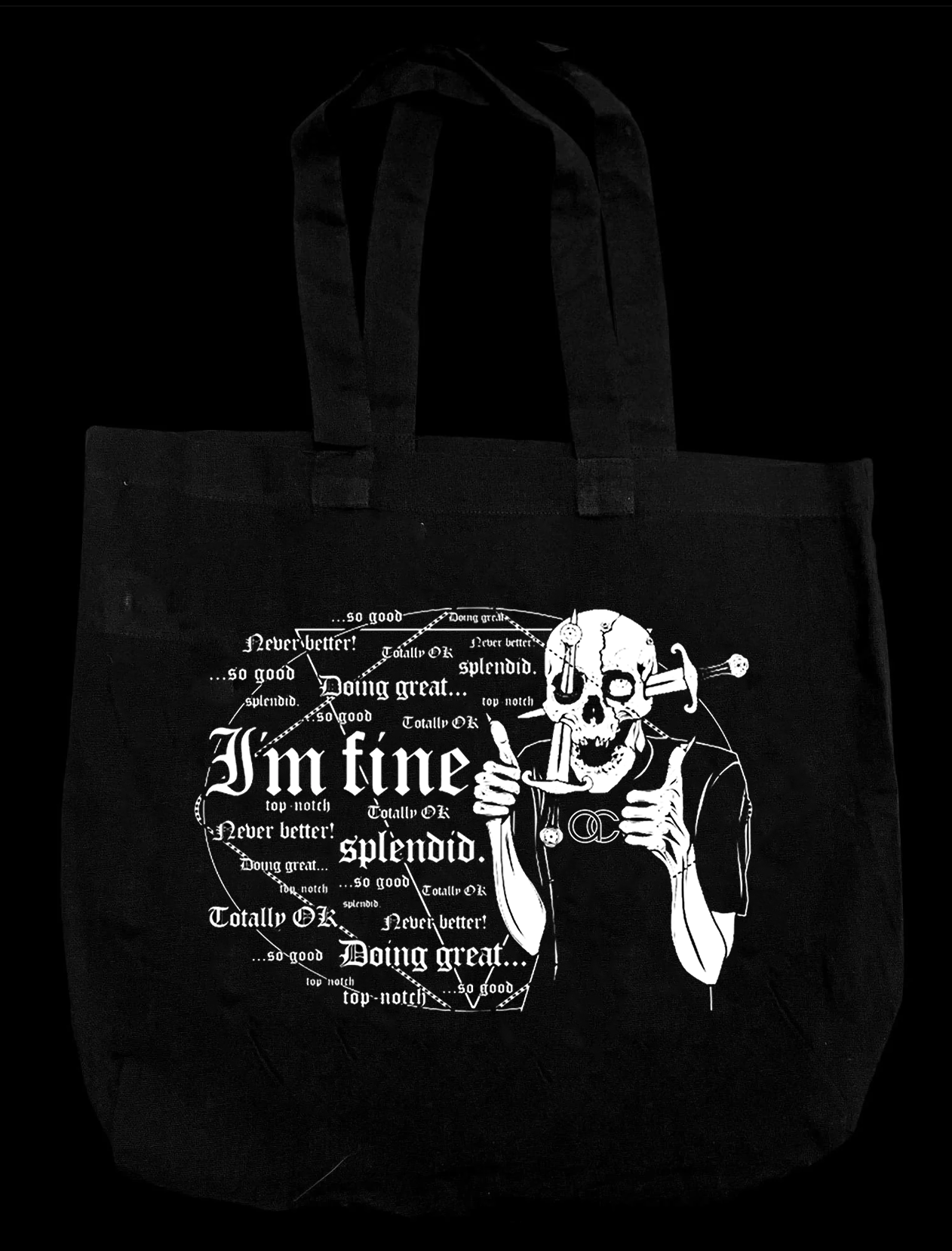 I’m Fine Tote Bag