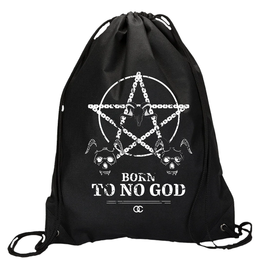 No God Drawstring Bag